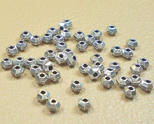 3mm Your Choice Finish Faceted Spacer Heishi Beads 50 pcs. TierraCast 93-0422 - Royal Metals Jewelry Supply