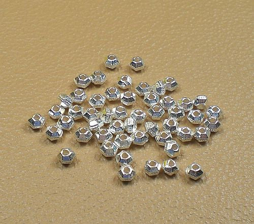 3mm Your Choice Finish Faceted Spacer Heishi Beads 50 pcs. TierraCast 93-0422 - Royal Metals Jewelry Supply