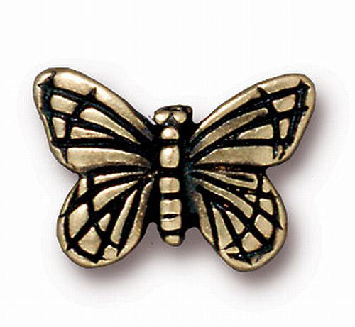 TierraCast Monarch Butterfly Beads Chose A Finish 4 pcs. TierraCast 94-5520-12