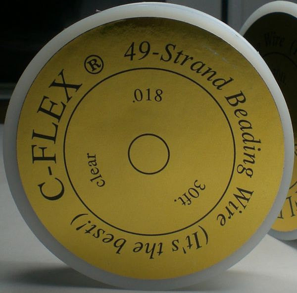 C-Flex Heavy Beading Wire .018 49 Strand 30 Feet