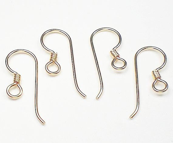 French Hook Gold Filled Ear Wires Earring Wires Perfect Fit