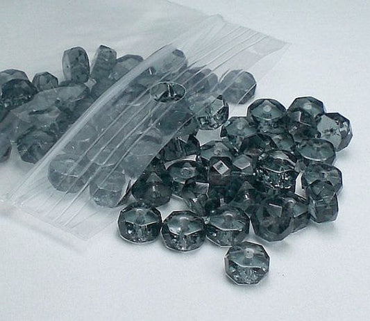 3x6 Czech Crystal Rondelle Beads Faceted MONTANA Spacer Bead Jablonex Preciosa 60 pcs. - Royal Metals Jewelry Supply