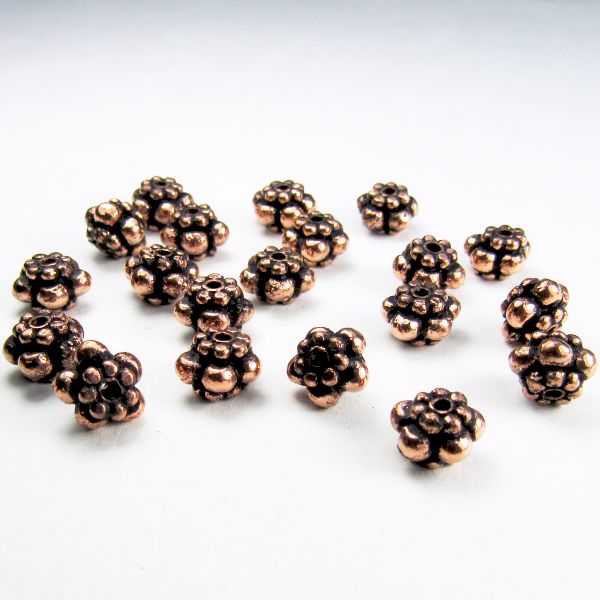 Genuine Copper 8mm Rondelle Beads 20 pcs. GC-373