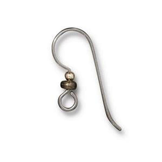 Niobium Ear Wires Hypoallergenic 2mm Gold Filled Ball Brass Oxide Heishi 3 Pairs 90-5120-26