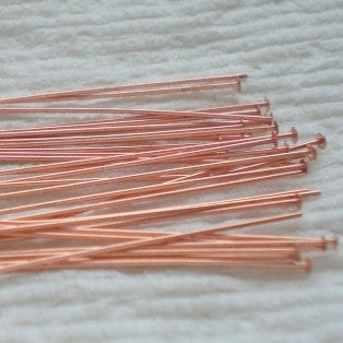 Genuine Copper Head Pins 1-1/2 inches 24 ga. 100 pcs. GC-104