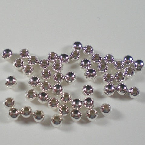Tiny 2mm Sterling Silver Beads Faceted Round 100 pcs. S-152 – Royal Metals  Jewelry Supply