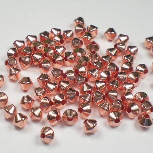 5mm Bicone Beads Genuine Copper 144 pcs. GC-182 - Royal Metals Jewelry Supply