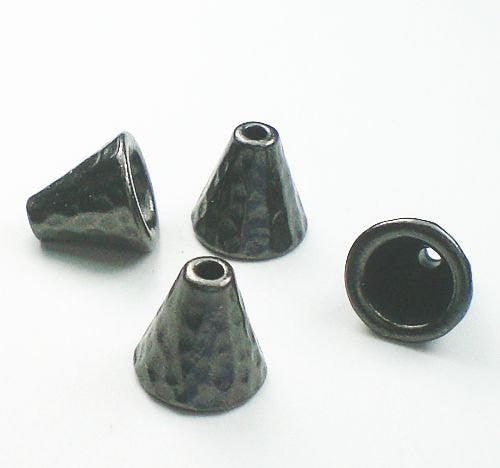 Hammertone Ends Cones Textured Choice of Finish TierraCast 6 pcs. 94-5684
