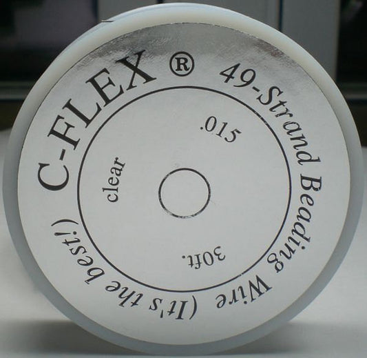 C-Flex 49 Strand Beading Wire Medium .015 30 Feet