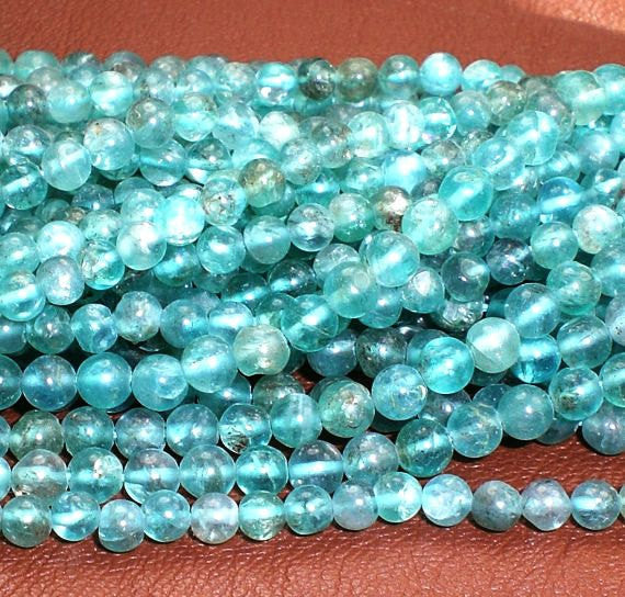 4mm Blue Apatite Beads Spacer Beads Full Strand - Royal Metals Jewelry Supply