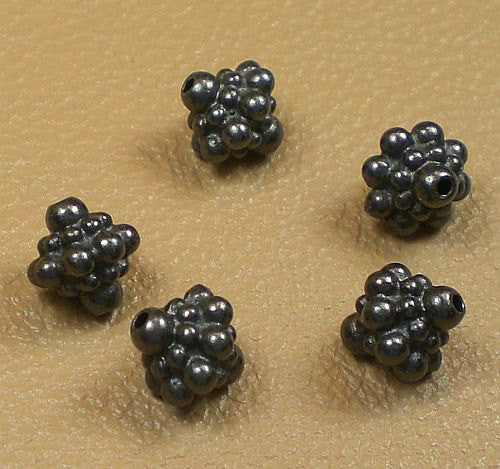 8mm Brass Oxide, Blackened Pewter or Copper Finish Pamada Bead TierraCast 5 pcs. 94-5677